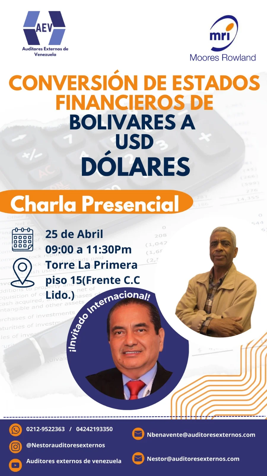Conversion of Financial Statements from Bolivars to USD Dollars